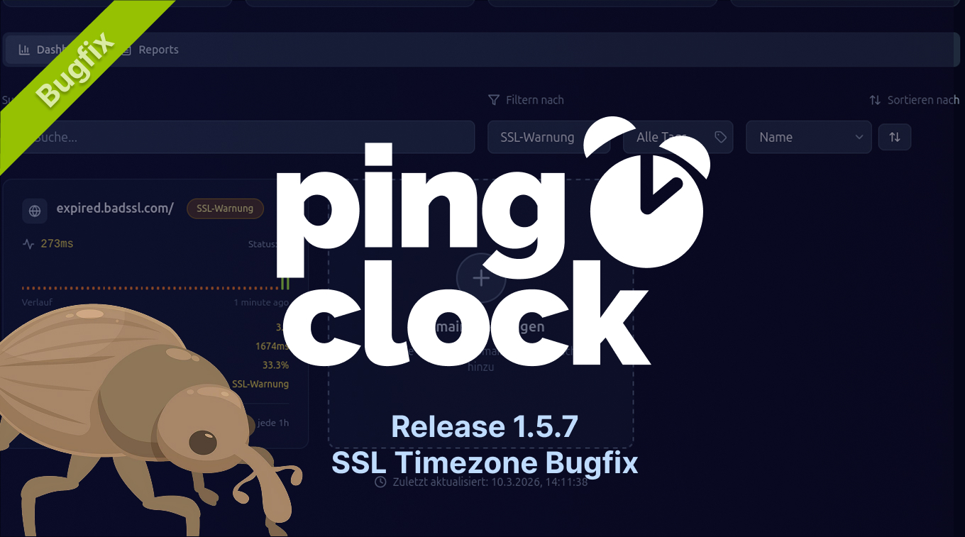 Der SSL Timezone Bug wurde gemeldet, gefunden und behoben.