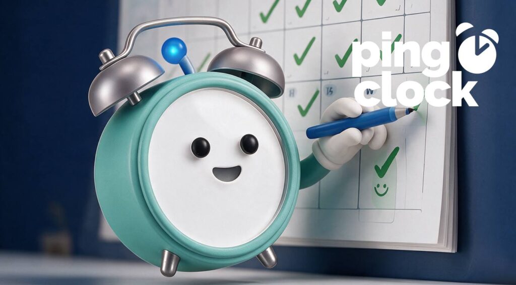 Pingo hakt Ausfallzeiten auf einer Checkliste ab – Ausfalldauer in pingoclock